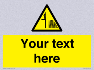 Custom Deep Water Sign